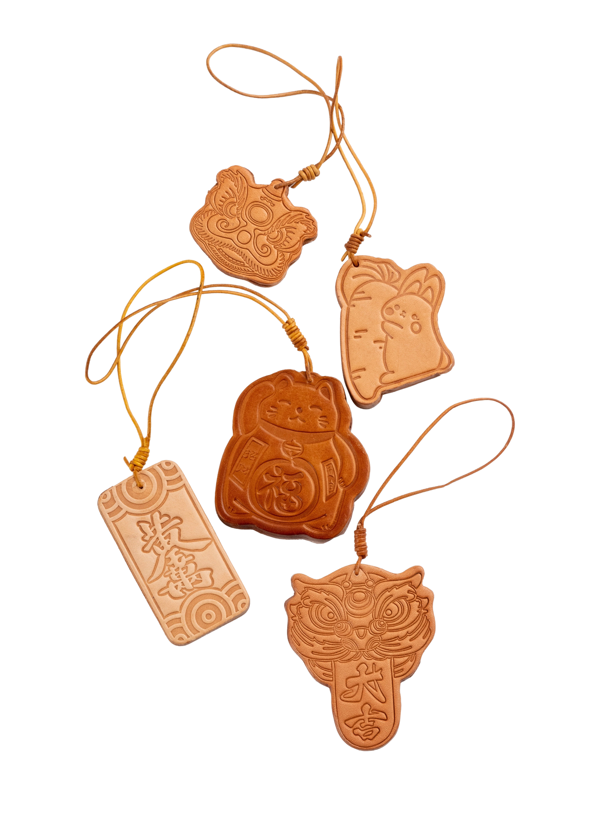 BAG CHARM CHINESE SIGN