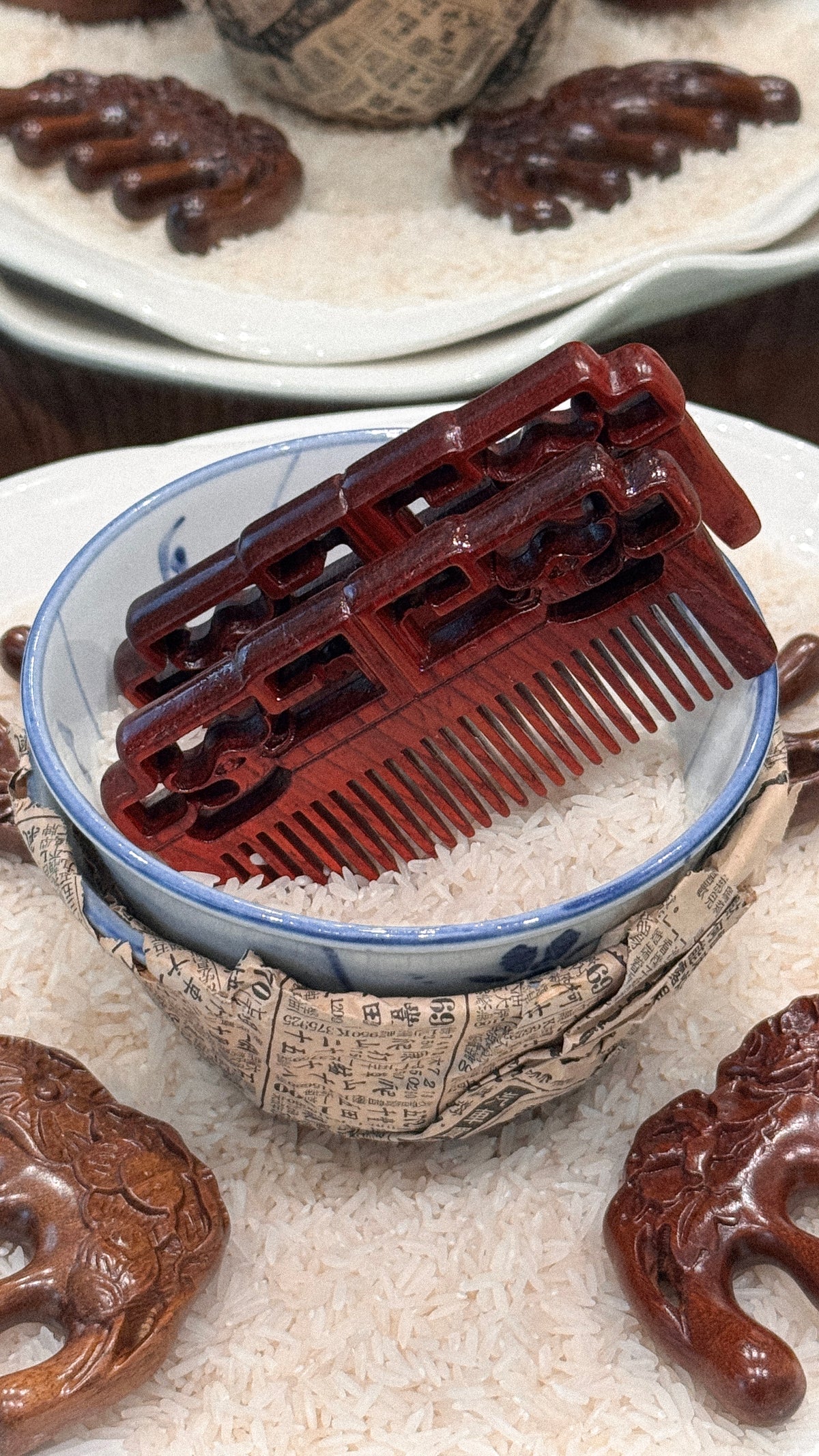 COMB CHINESE ORNAMENTS