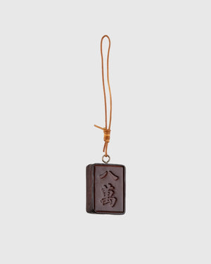 BAG CHARM MAHJONG EIGHT OF CHARACTERS