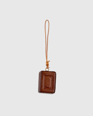 BAG CHARM MAHJONG WHITE DRAGON