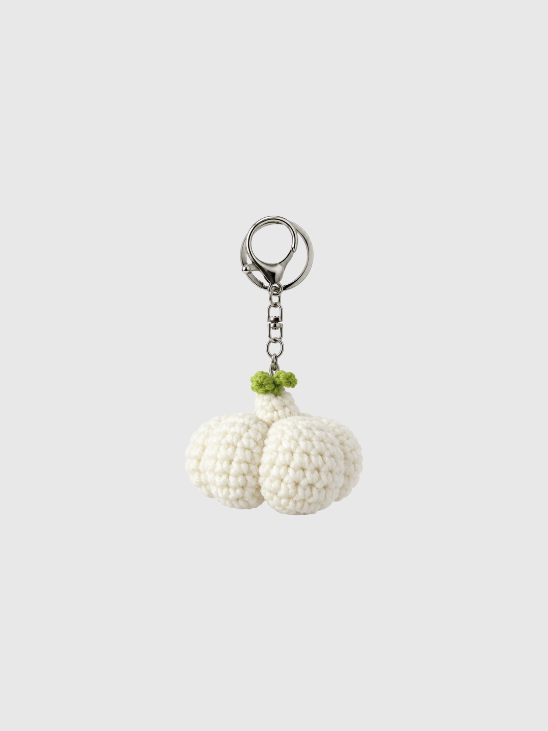 CROCHET BAG CHARM GARLIC