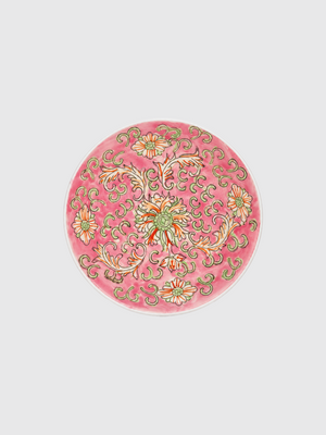 PINK CERAMIC PLATE