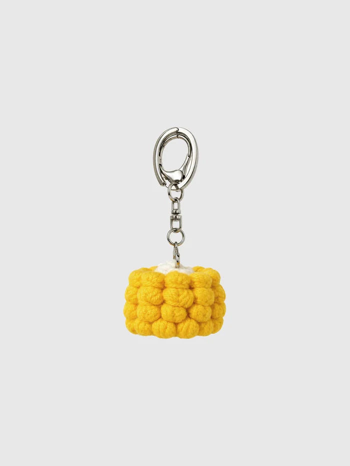CROCHET BAG CHARM CORN COB