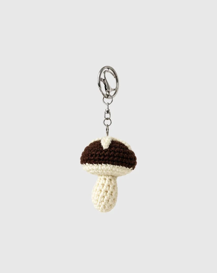 CROCHET BAG CHARM MUSHROOM